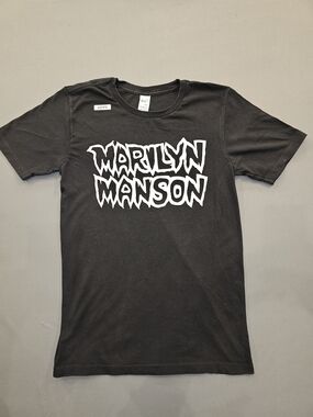 Marilyn Manson Graphic Tee - Official Band Merch - Black